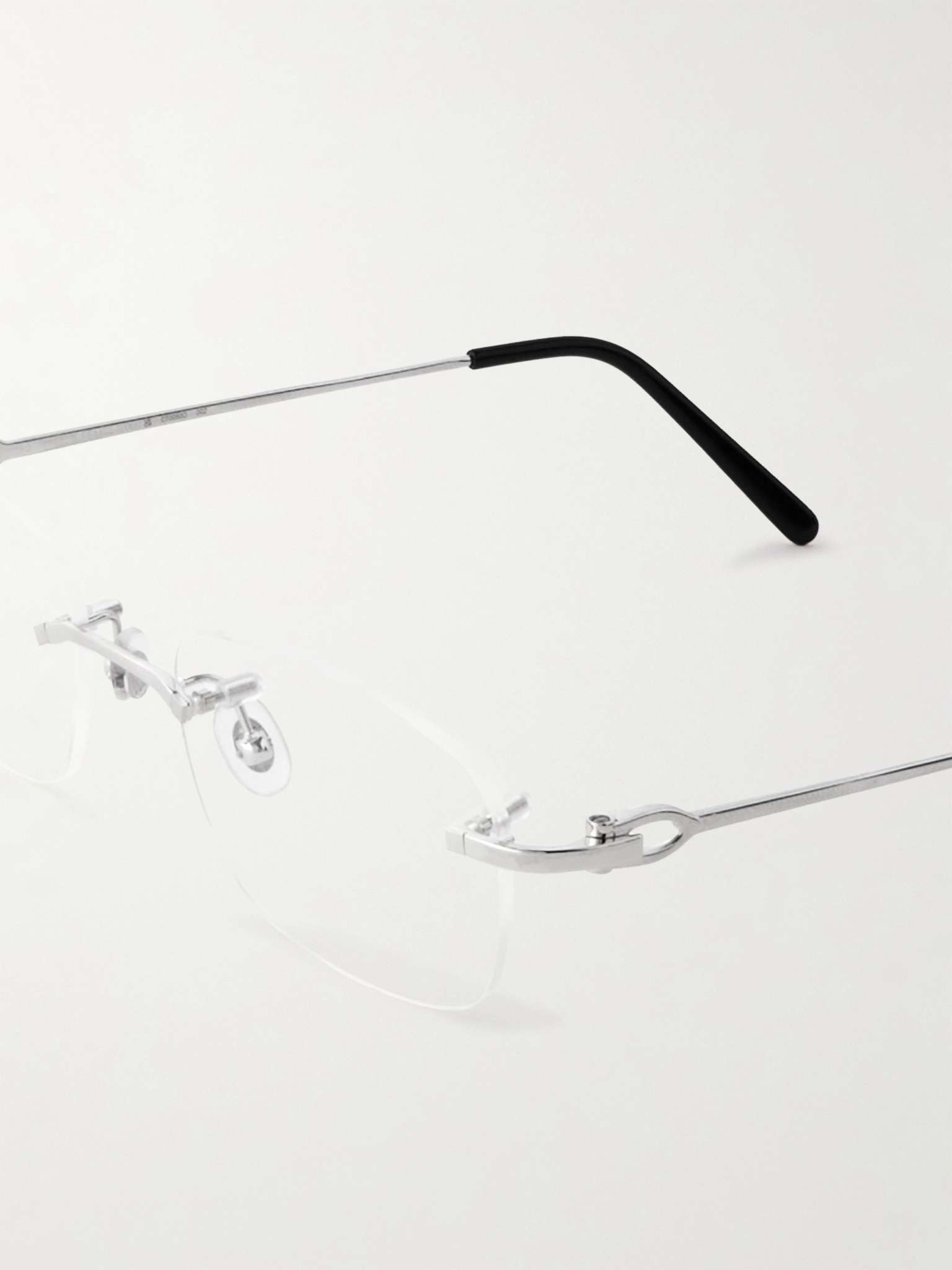 Frameless Gold-Tone Optical Glasses - 4