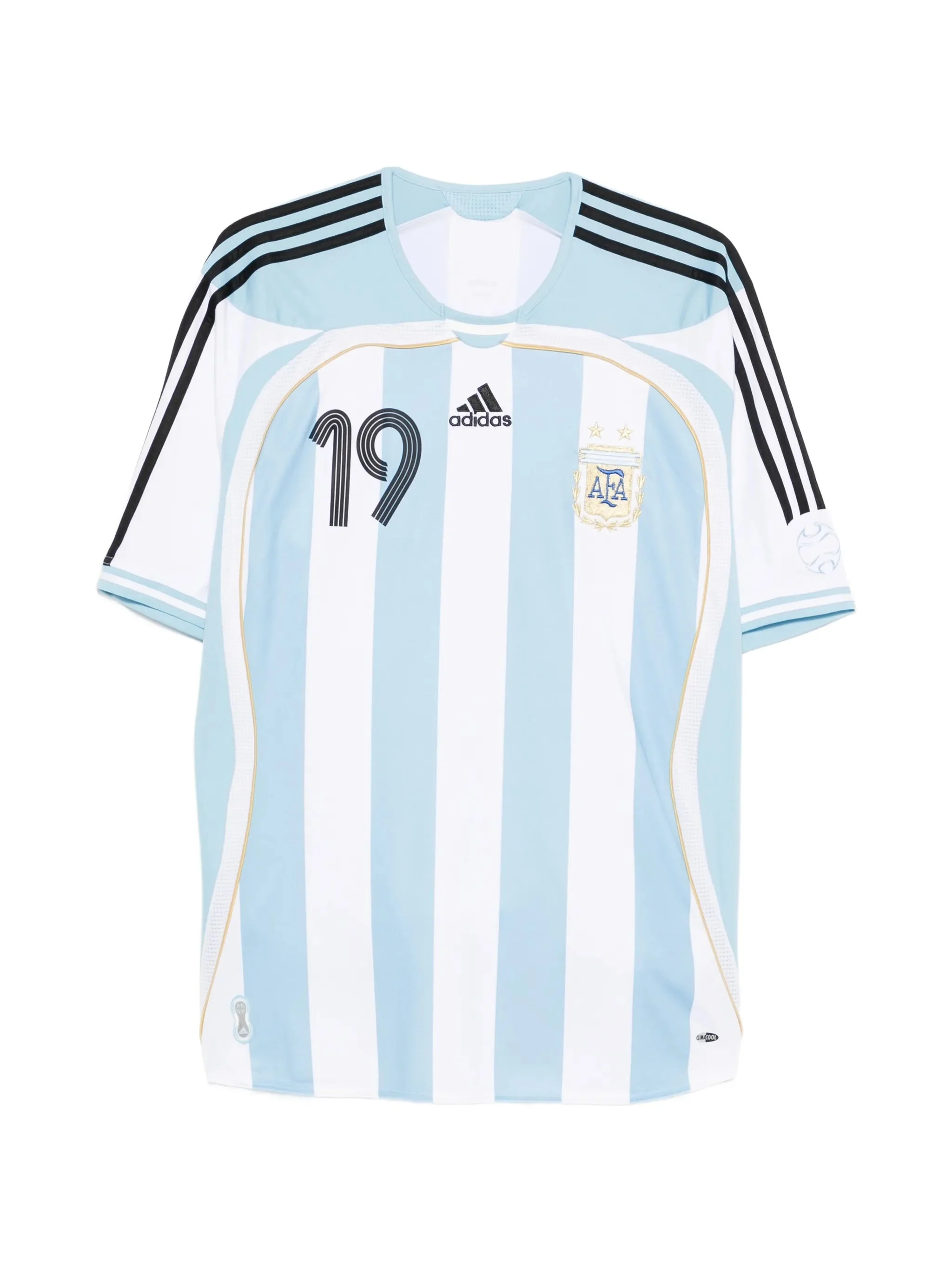 Adidas Striped-pattern T-shirt - 1