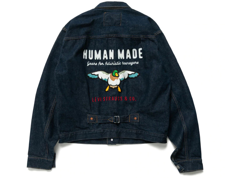 Human Made Human Made x Levi's 506 Japanese Trucker Jacket Indigo outlook