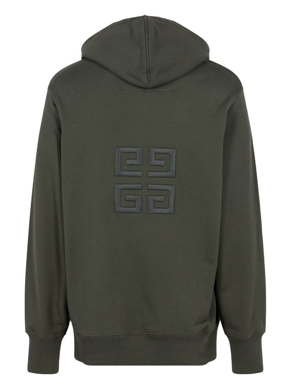 4G-embroidered cotton hoodie - 2