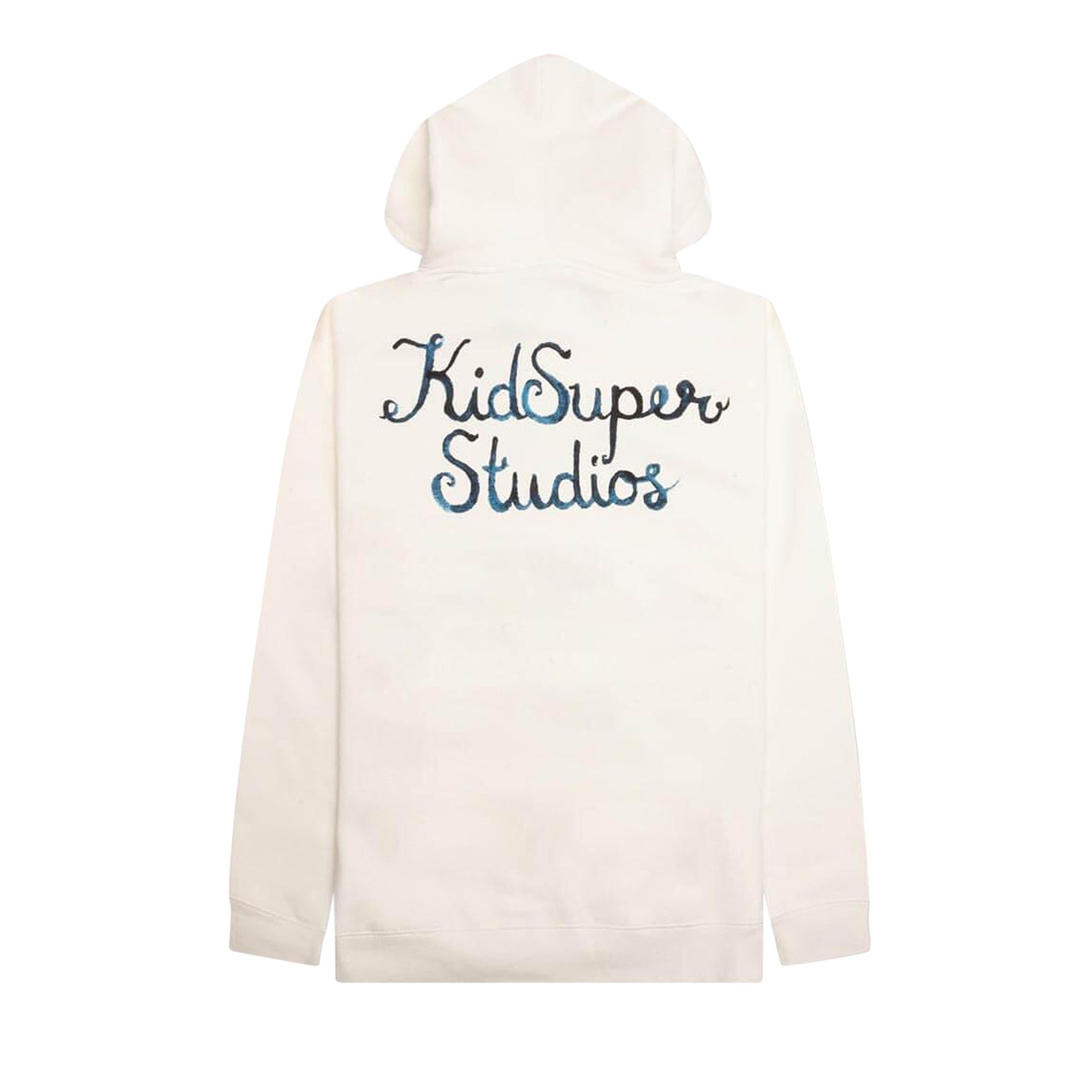 KidSuper Script Logo Hoodie 'Cream' - 2