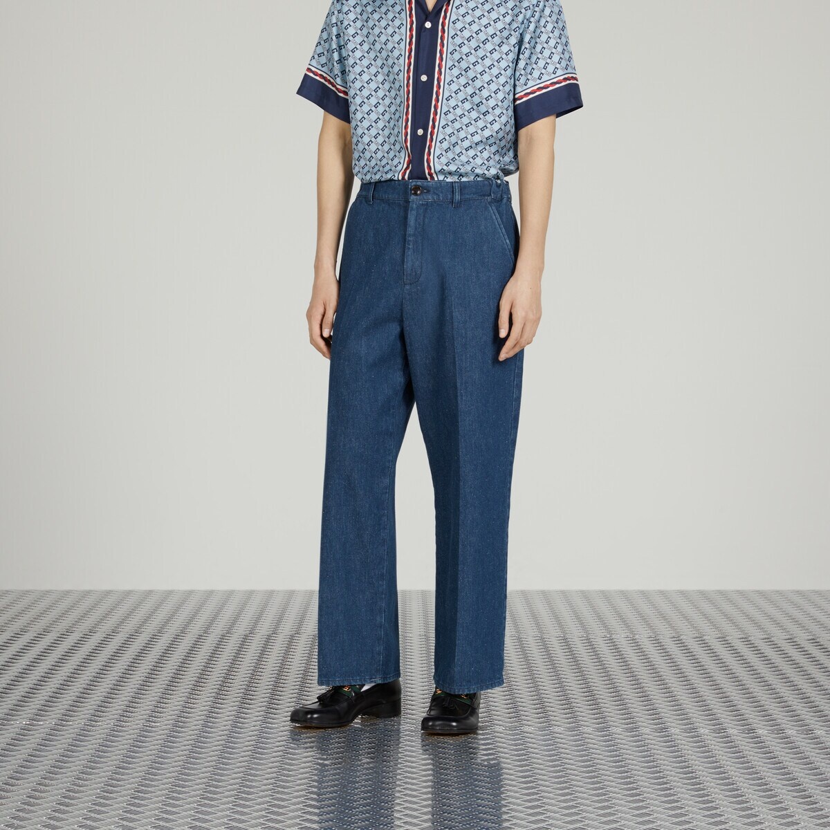 Washed organic denim pant - 5