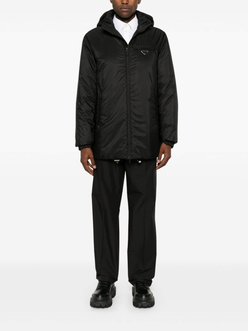 Prada hooded padded jacket outlook