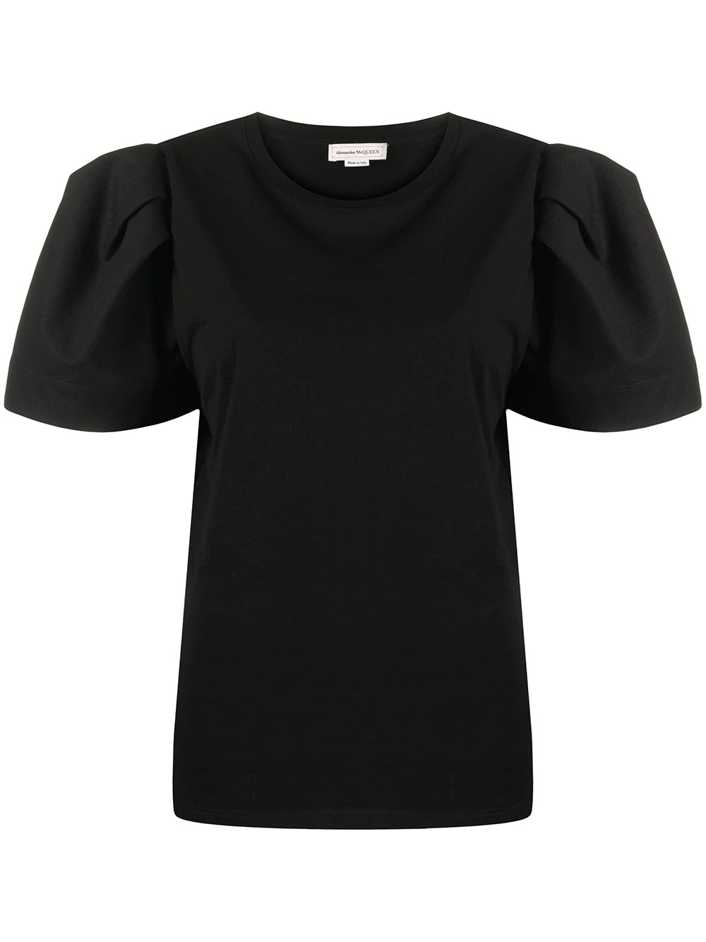 puff sleeve T-shirt - 1