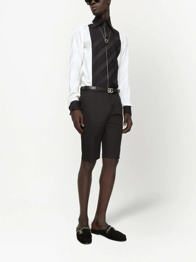 Dolce & Gabbana DG-embroidered tailored shorts outlook