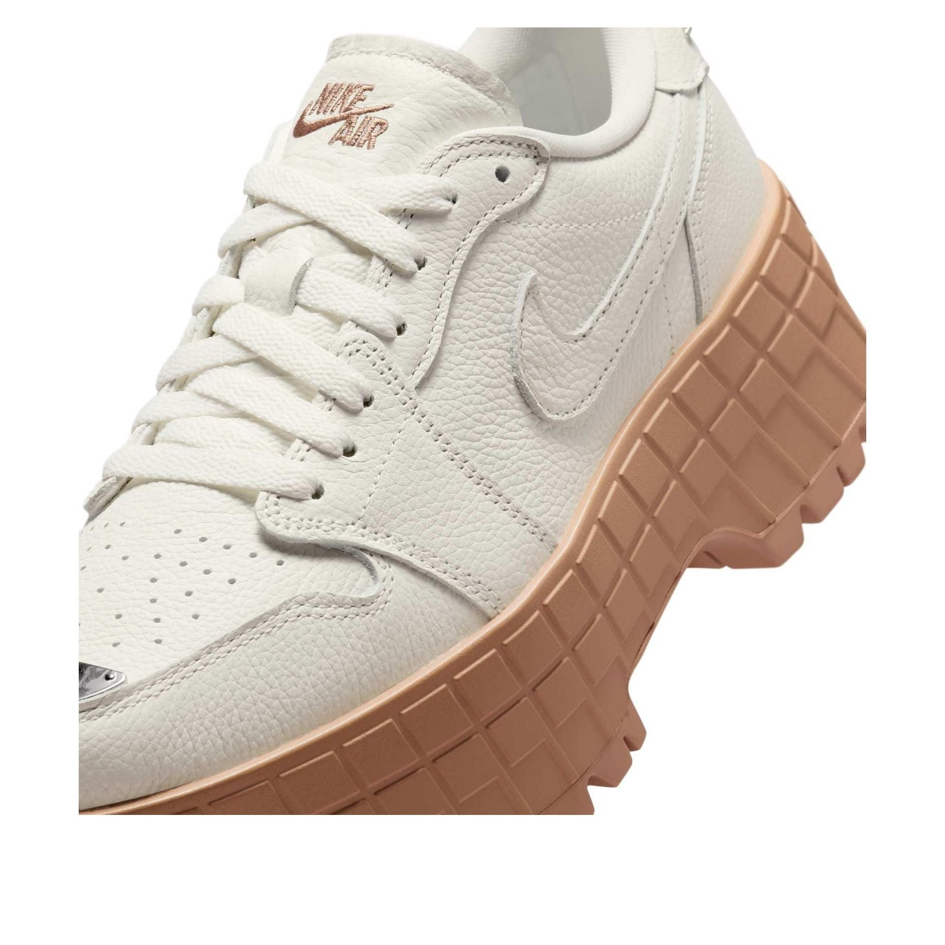 (WMNS)	Air Jordan 1 Low Brooklyn 'Sail Rattan'  HF3184-101 - 7