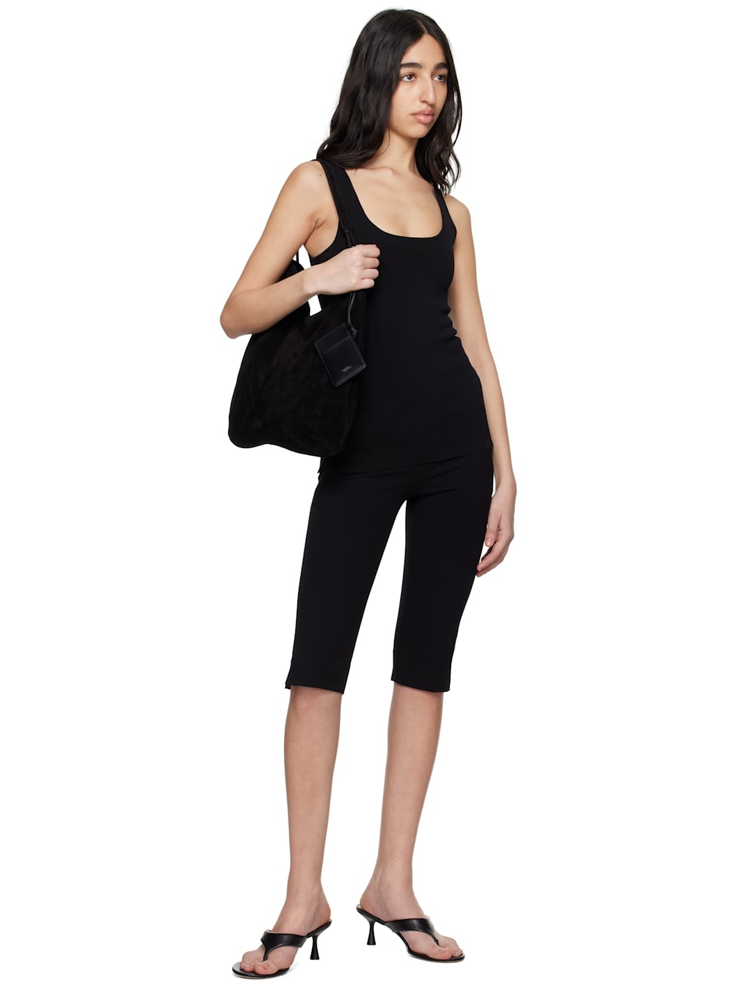 Black Capri Trousers - 4