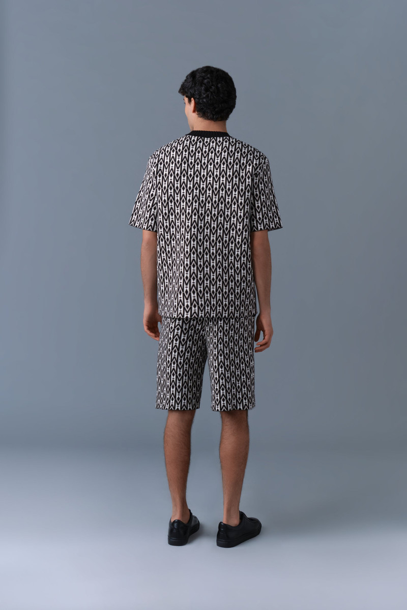 ABRAM-MG Jacquard Monogram Knit Top 4