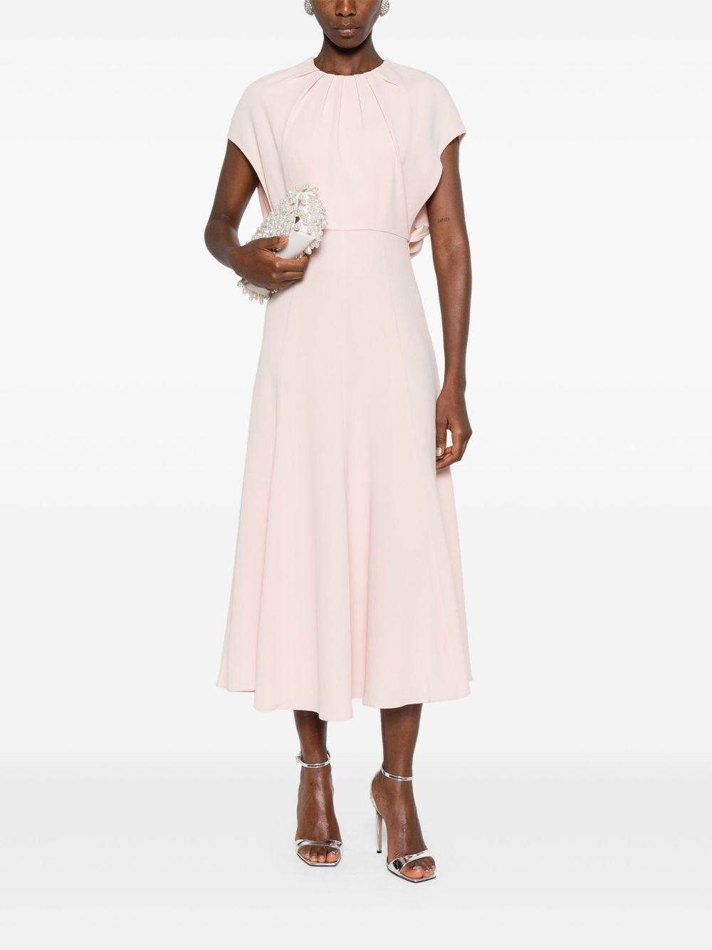 belted midi dress - 2