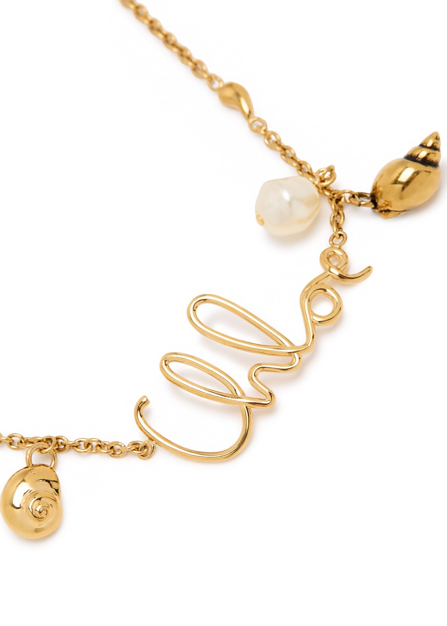 Chloe The Chloé Shells Logo Necklace - 4