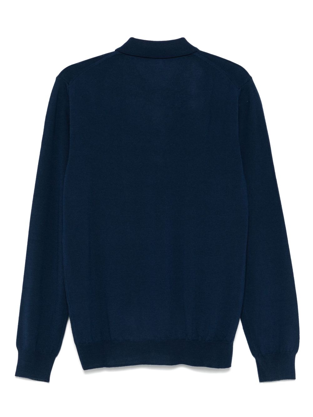 virgin wool polo sweater - 2