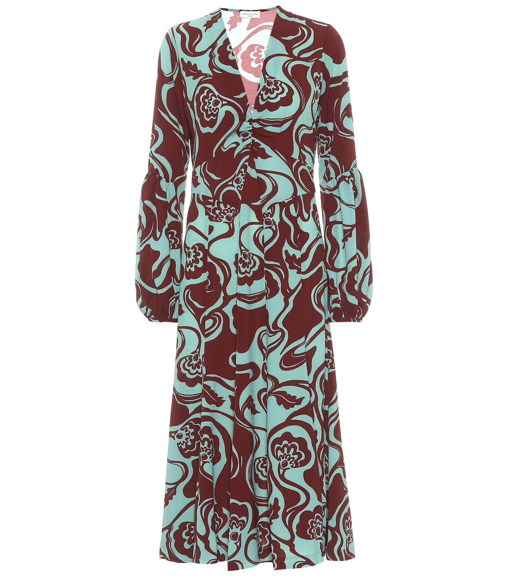 Floral midi dress - 1