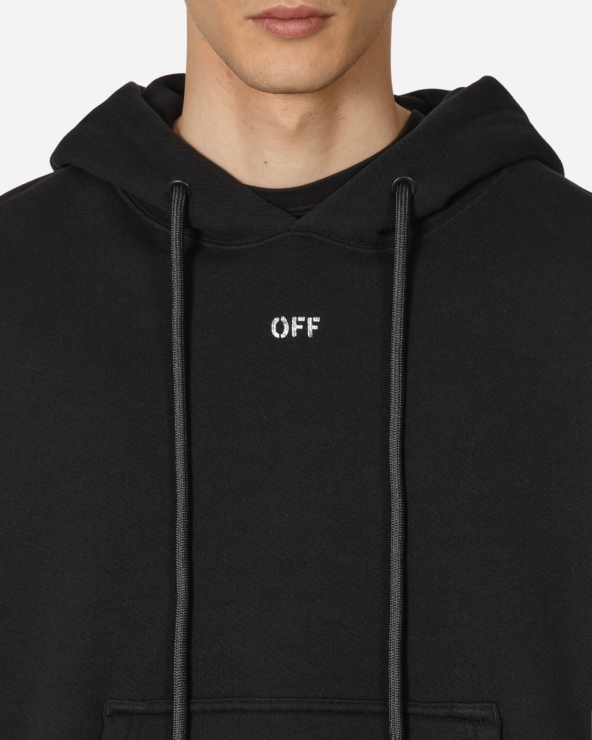 【関税込み】Off-White ブラック Off Stamp スケーター フーディ Off-White Off Stamp Skate Hooded Sweatshirt Black | slamjam