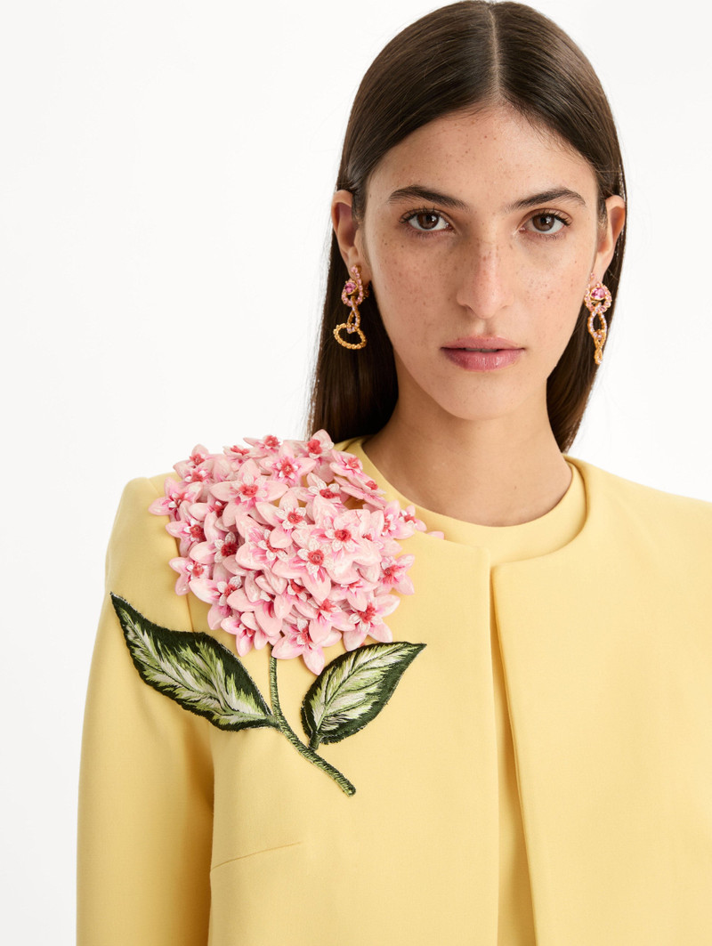 PORCELAIN FLOWER EMBROIDERED JACKET 6