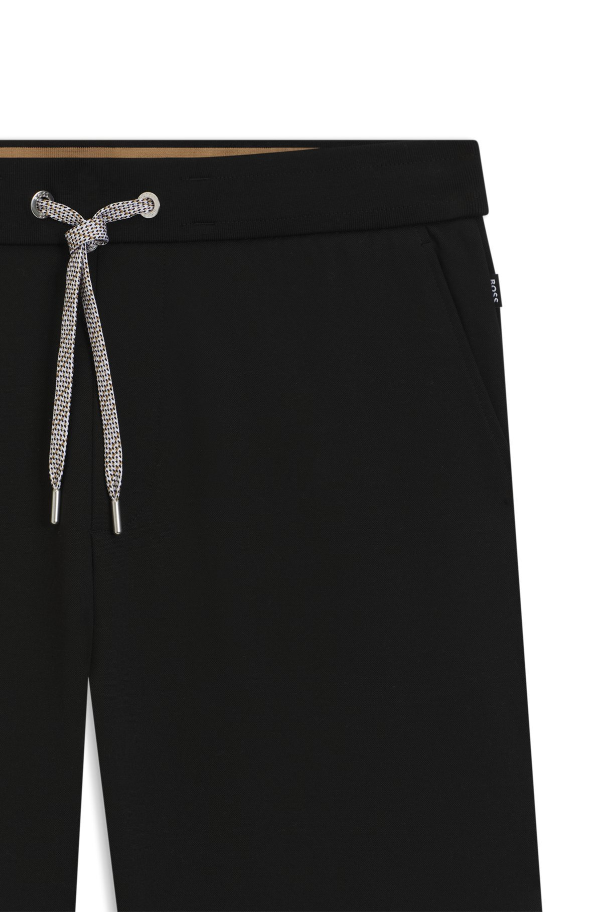 TRACKSUIT BOTTOMS WITH PATTERNED DRAWCORD - 6