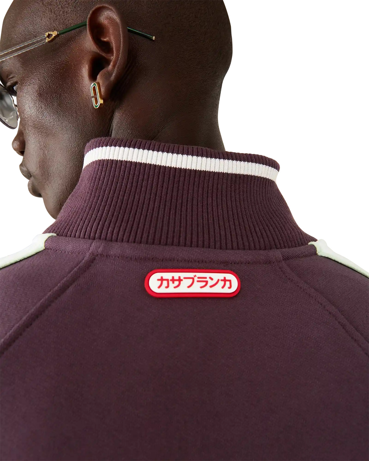 Quarter Zip Laurel Sweatshirt | Casablanca Paris - 4