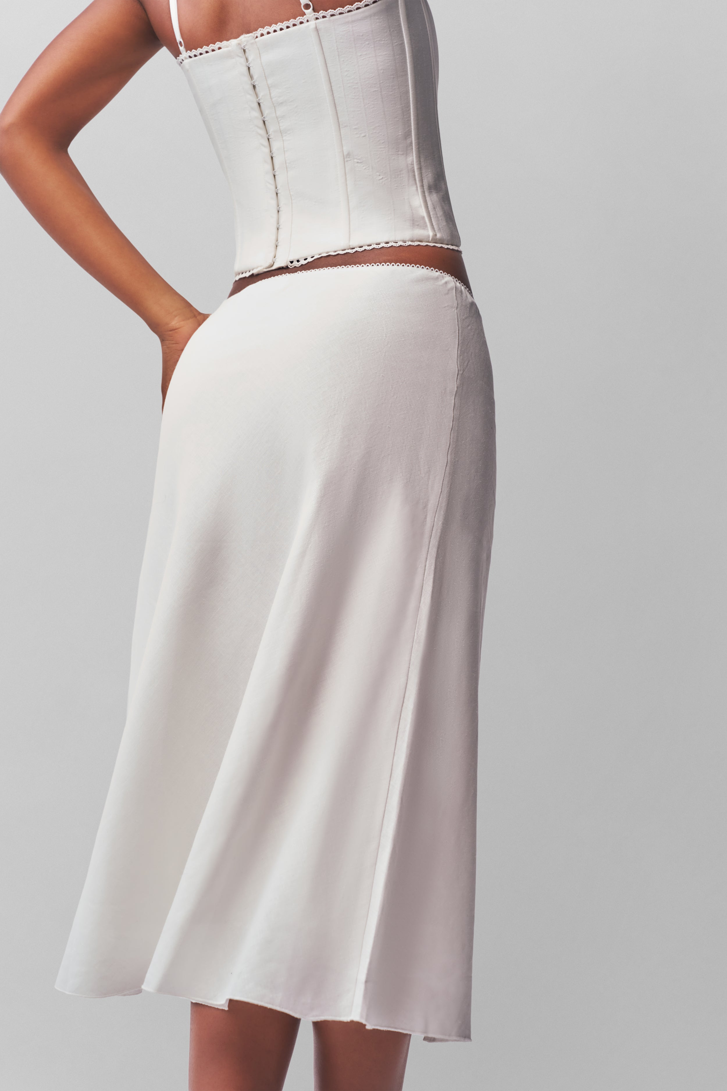 PALOMA LINEN SKIRT - 4