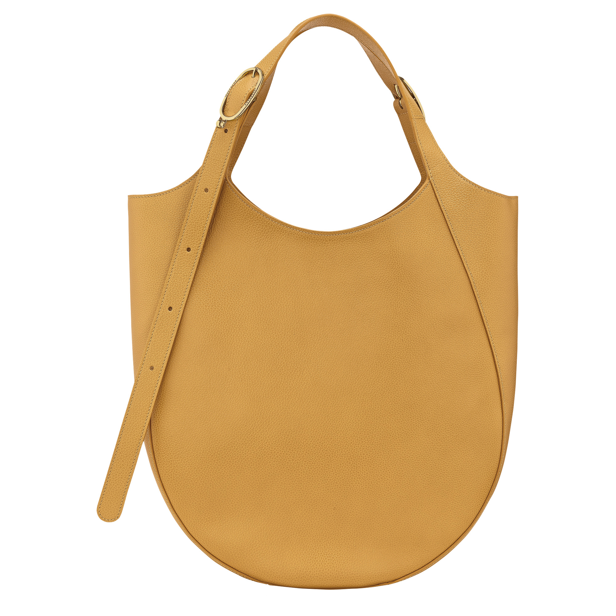Le Foulonné XL Tote bag Nutmeg - Leather - 4
