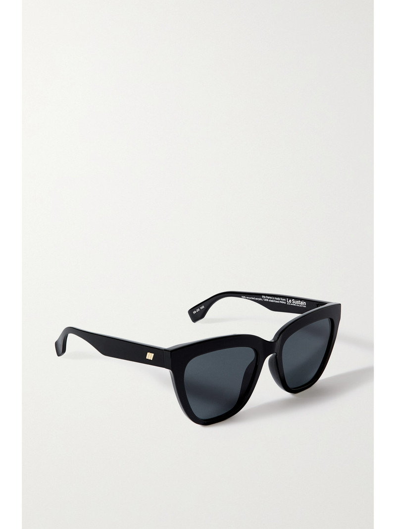 Enthusiplastic Oversized Cat-eye Recycled-acetate Sunglasses 3