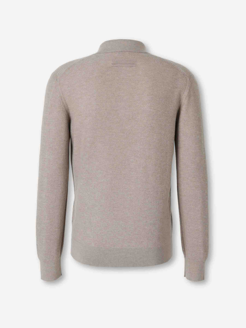 ZEGNA POLO COLLAR SWEATER outlook