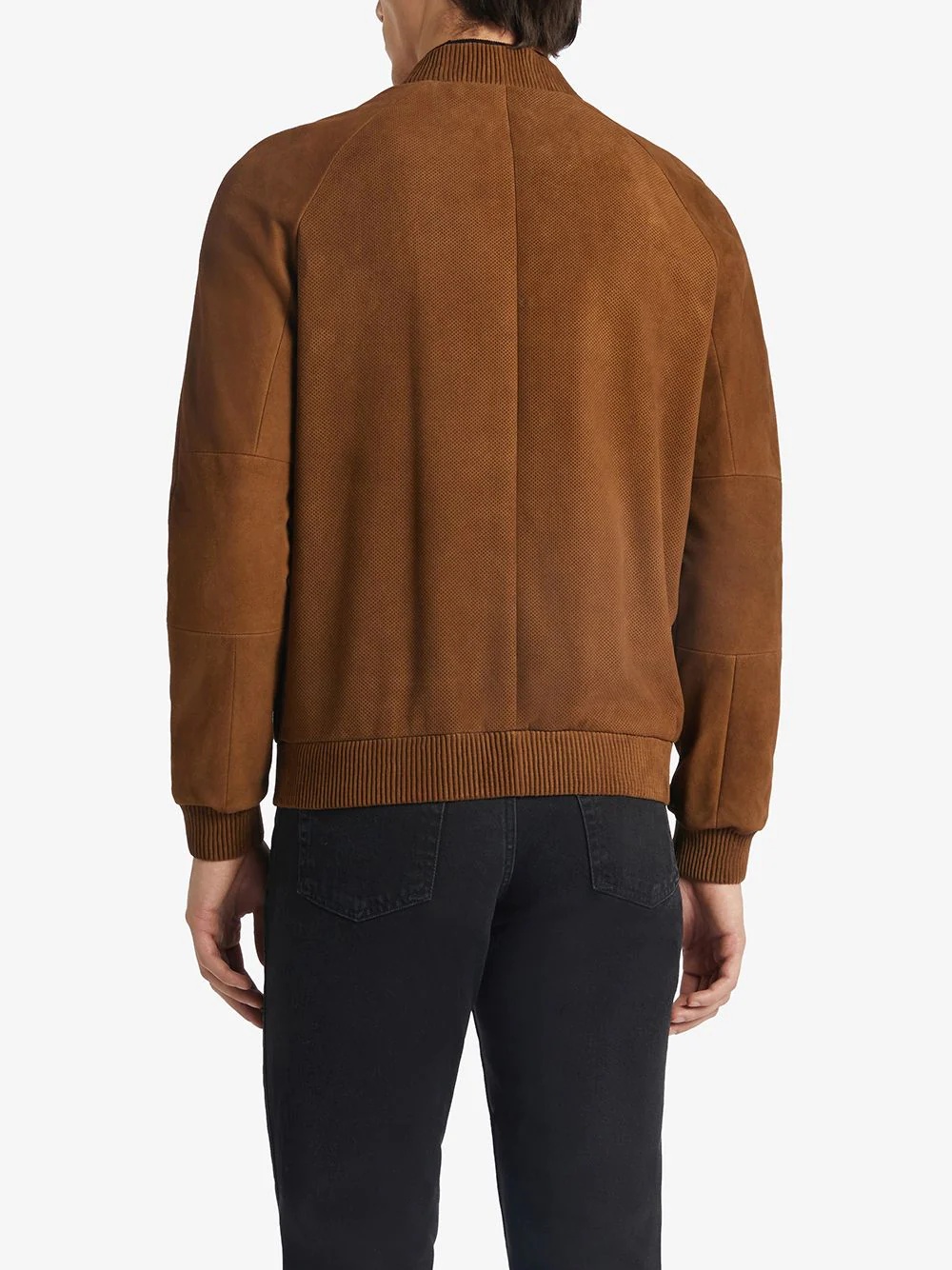 suede bomber jacket - 4