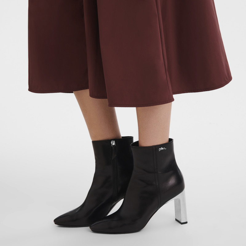 Longchamp Longchamp Métal High heel low boots Black - Leather outlook