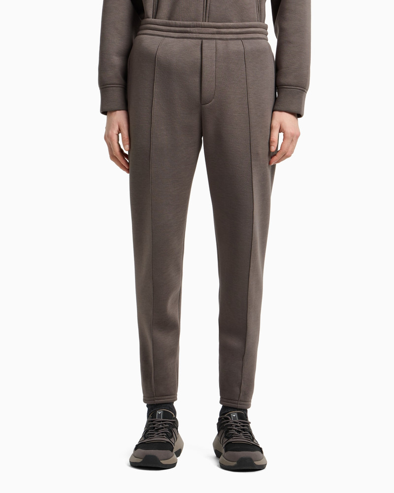 EMPORIO ARMANI TRAVEL ESSENTIALS DOUBLE-JERSEY JOGGERS outlook