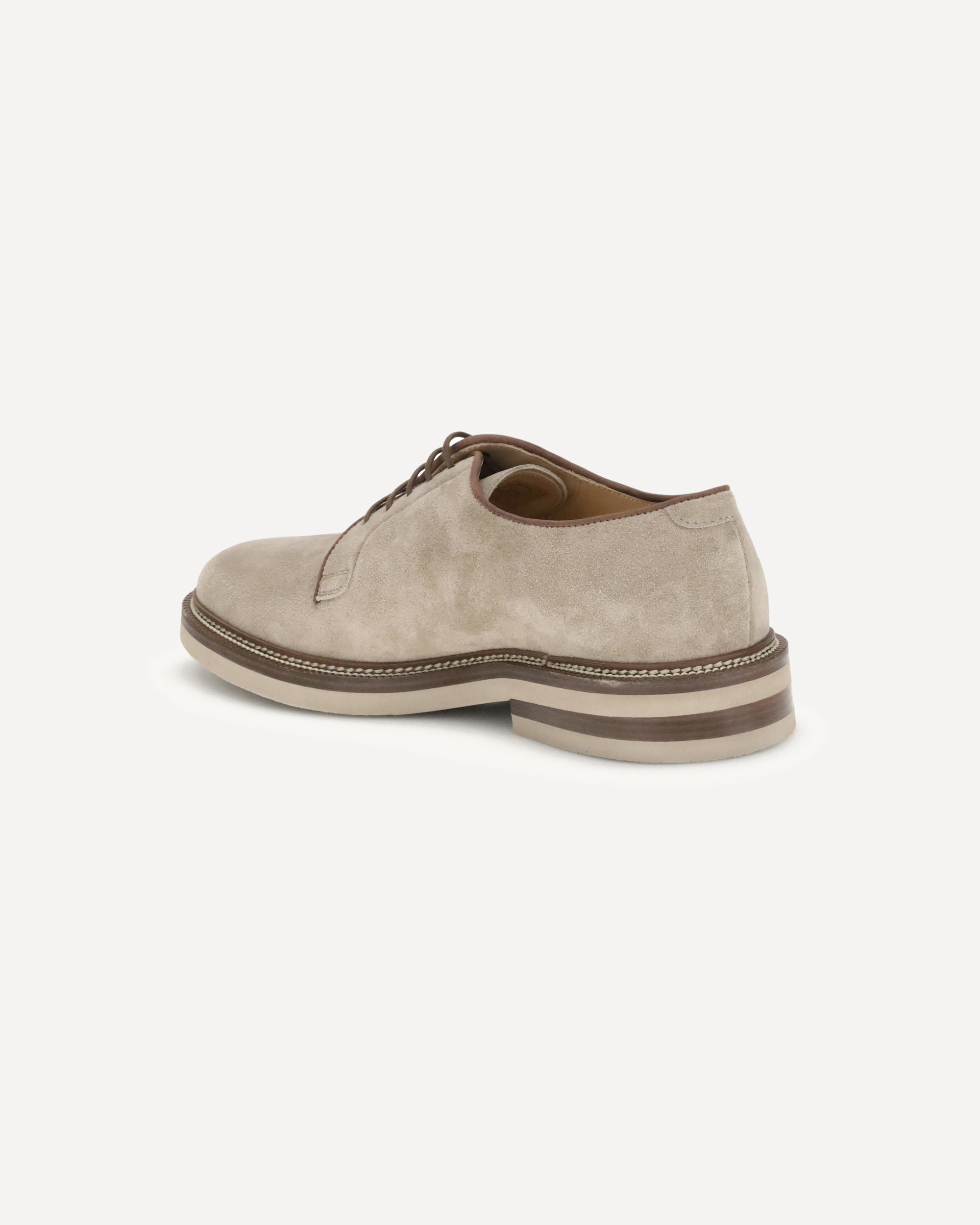 Suede Derby lace-up Shoes - 3