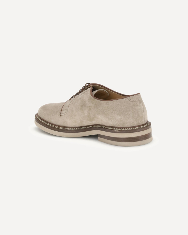 Brunello Cucinelli Suede Derby lace-up Shoes outlook