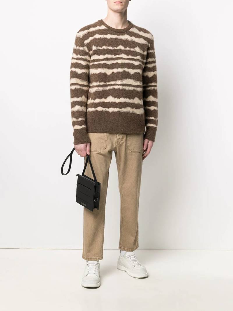 Nanushka abstract stripe jumper outlook
