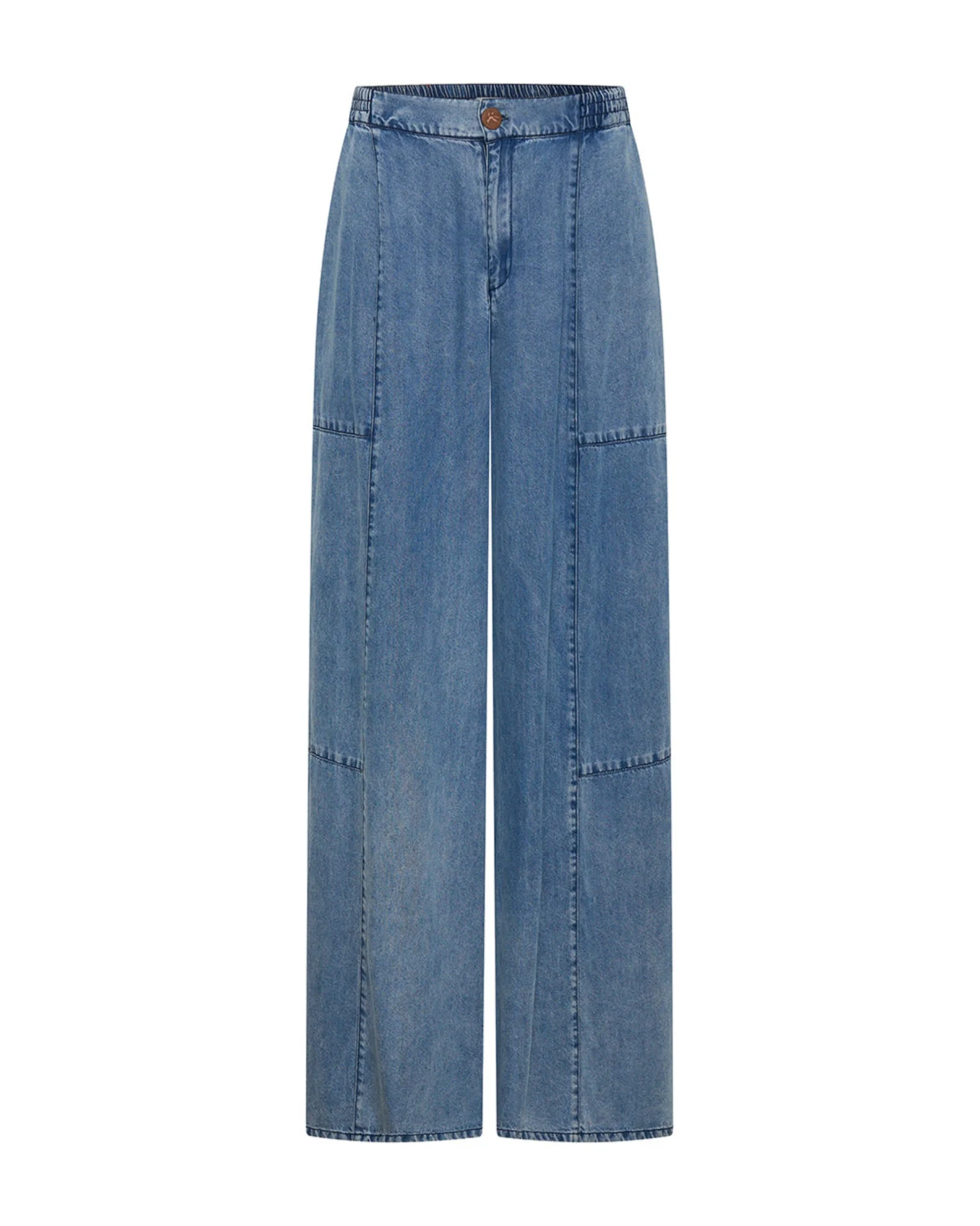 Marissa Tencel Palazzo Pants - Denim Blue - 1