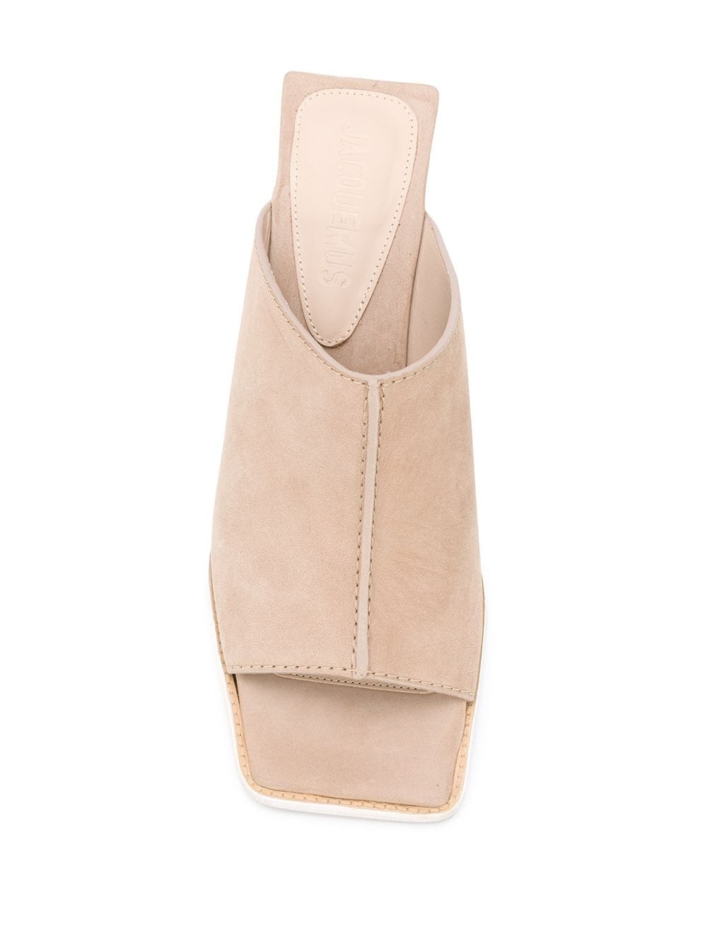 Carino 70mm square-toe mules - 4