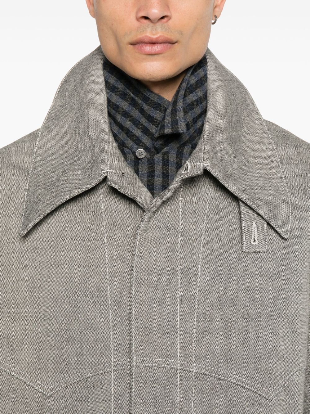 cotton shirt jacket - 5