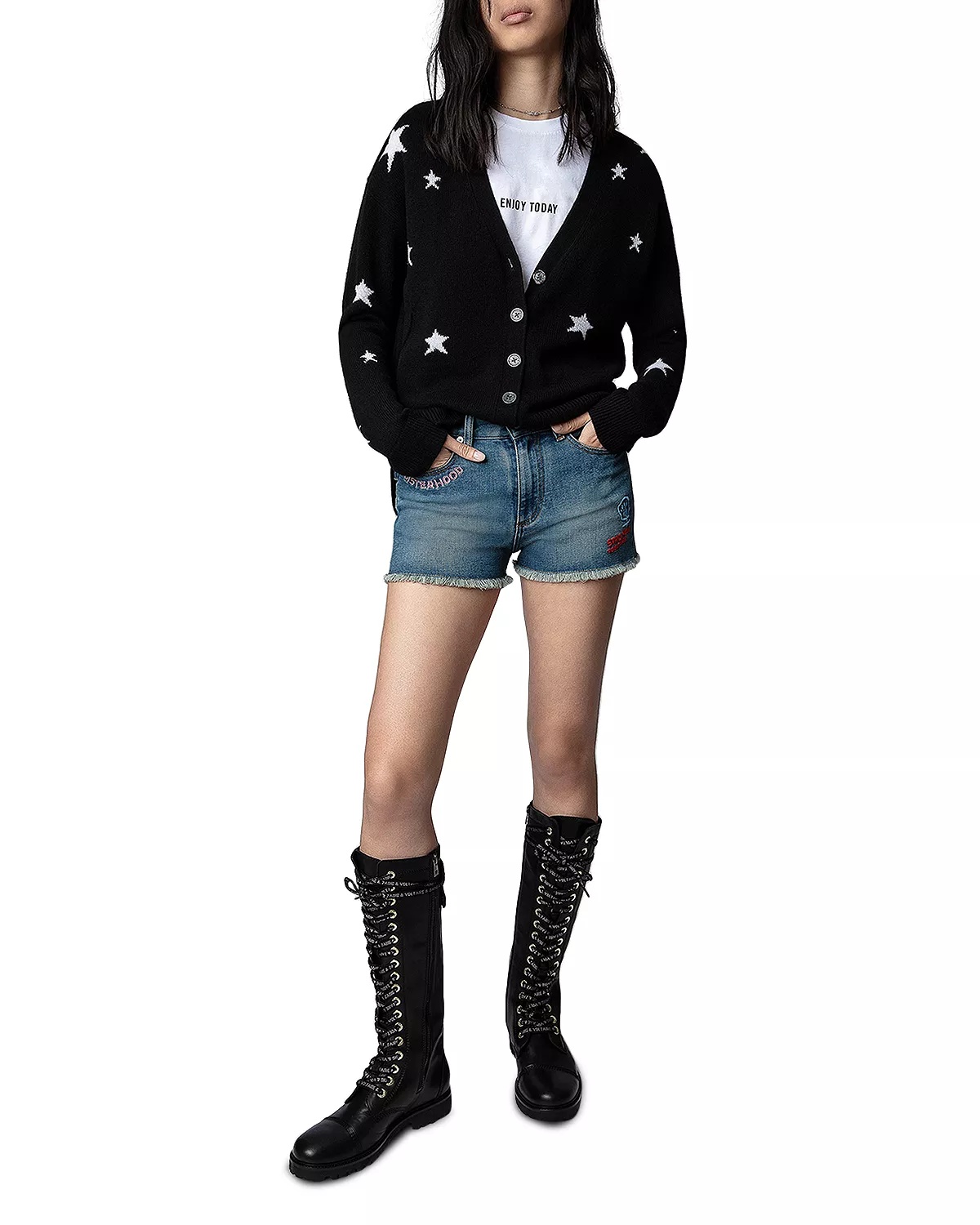 Mirka Star Print Sweater - 3