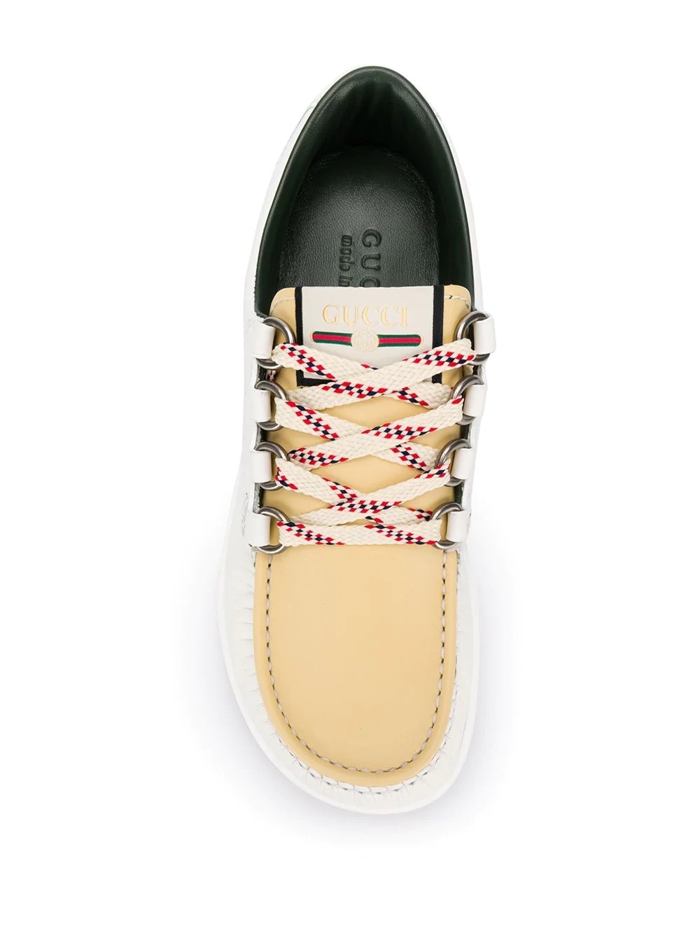 Leather lace-up shoe with Web - 4