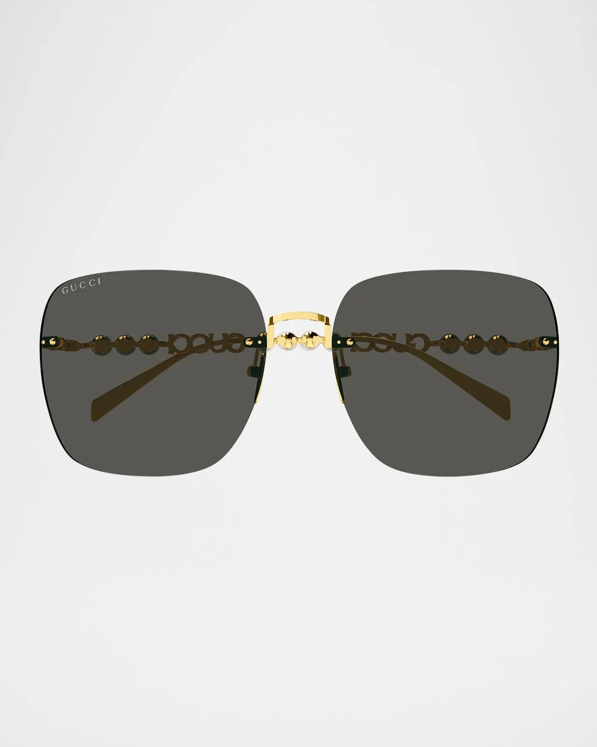 Metal Rectangle Sunglasses - 1