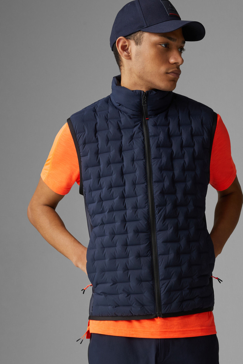 Gabriel Lightweight down vest in Dark blue 2