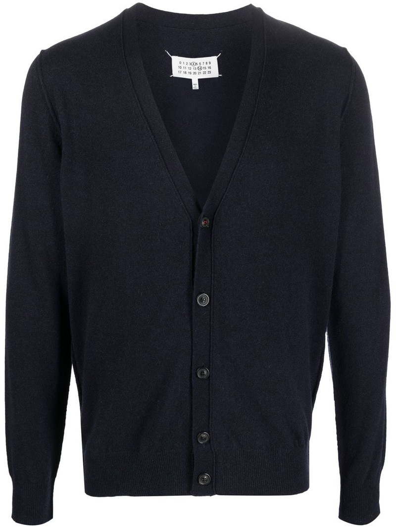 V-neck cashmere cardigan 1