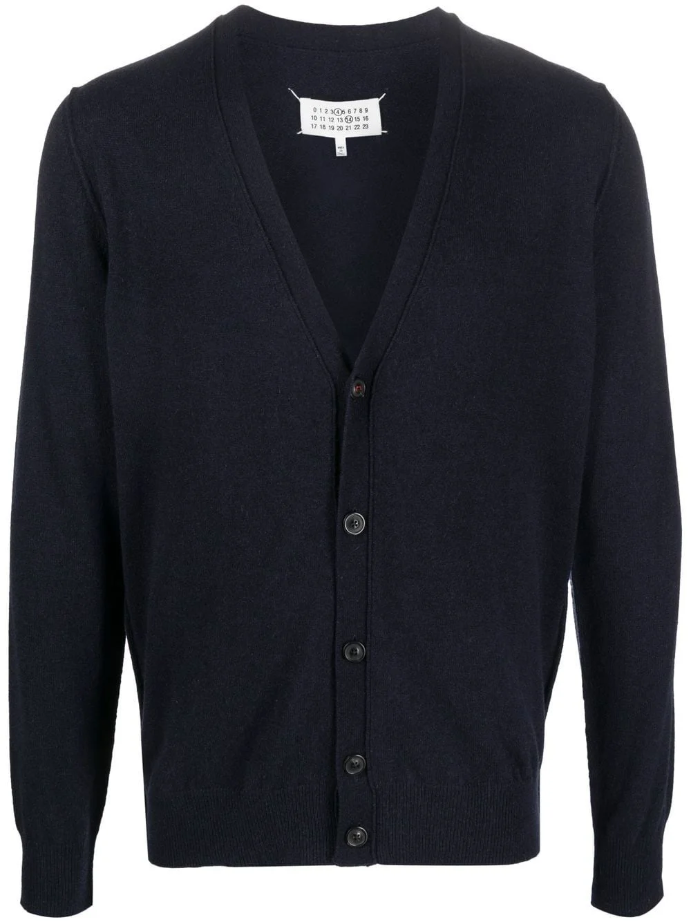 V-neck cashmere cardigan - 1