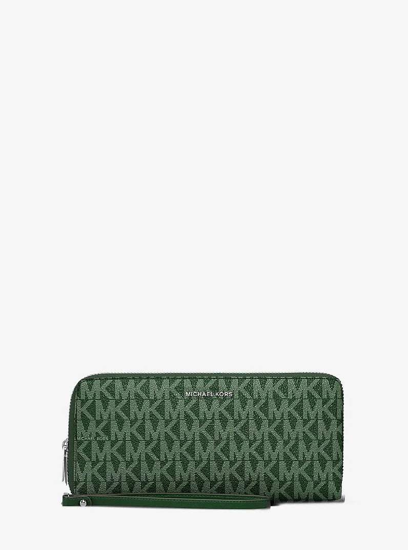 Large Logo Continental Wallet - 1