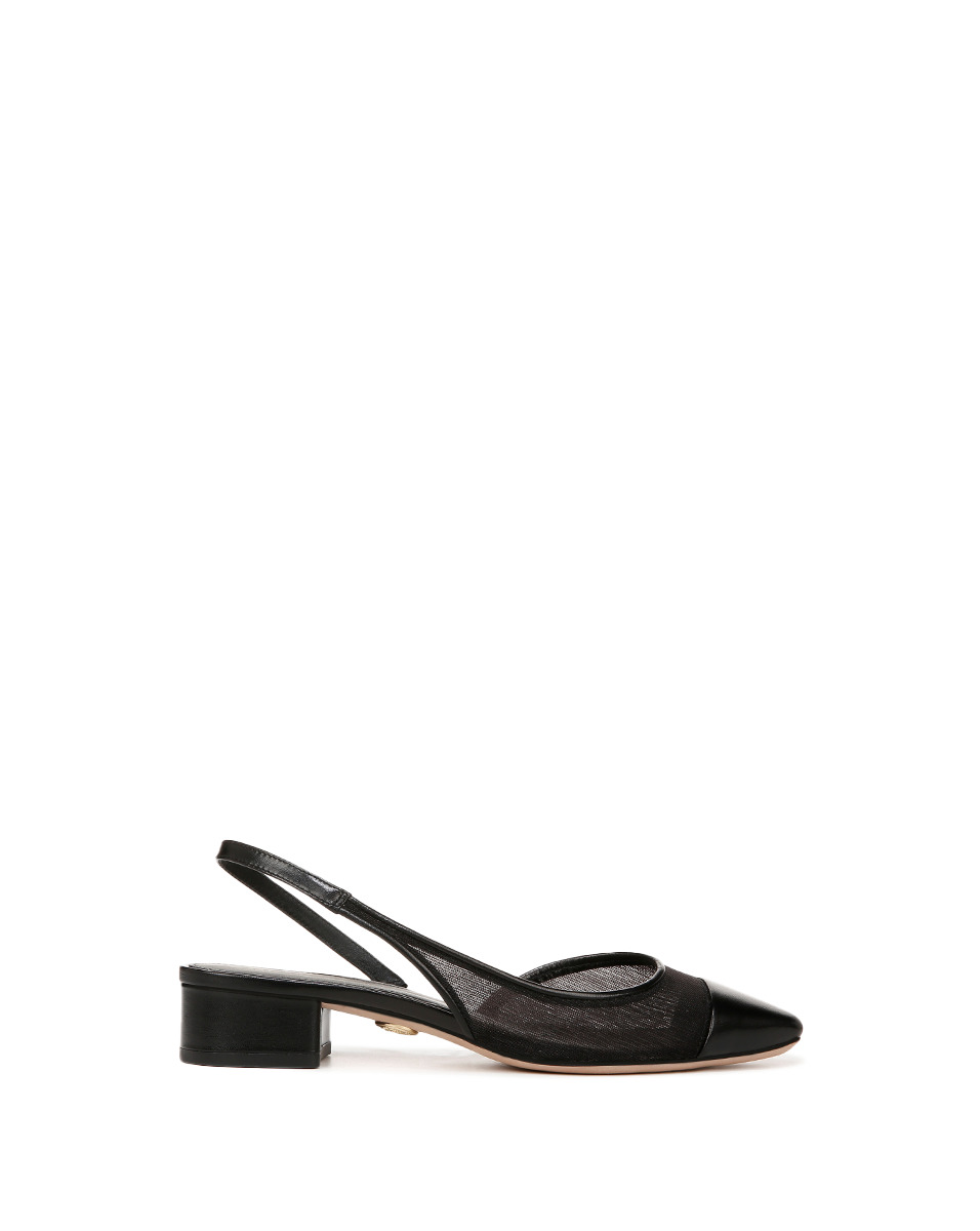 CECILE MESH CAP-TOE SLINGBACK - 5