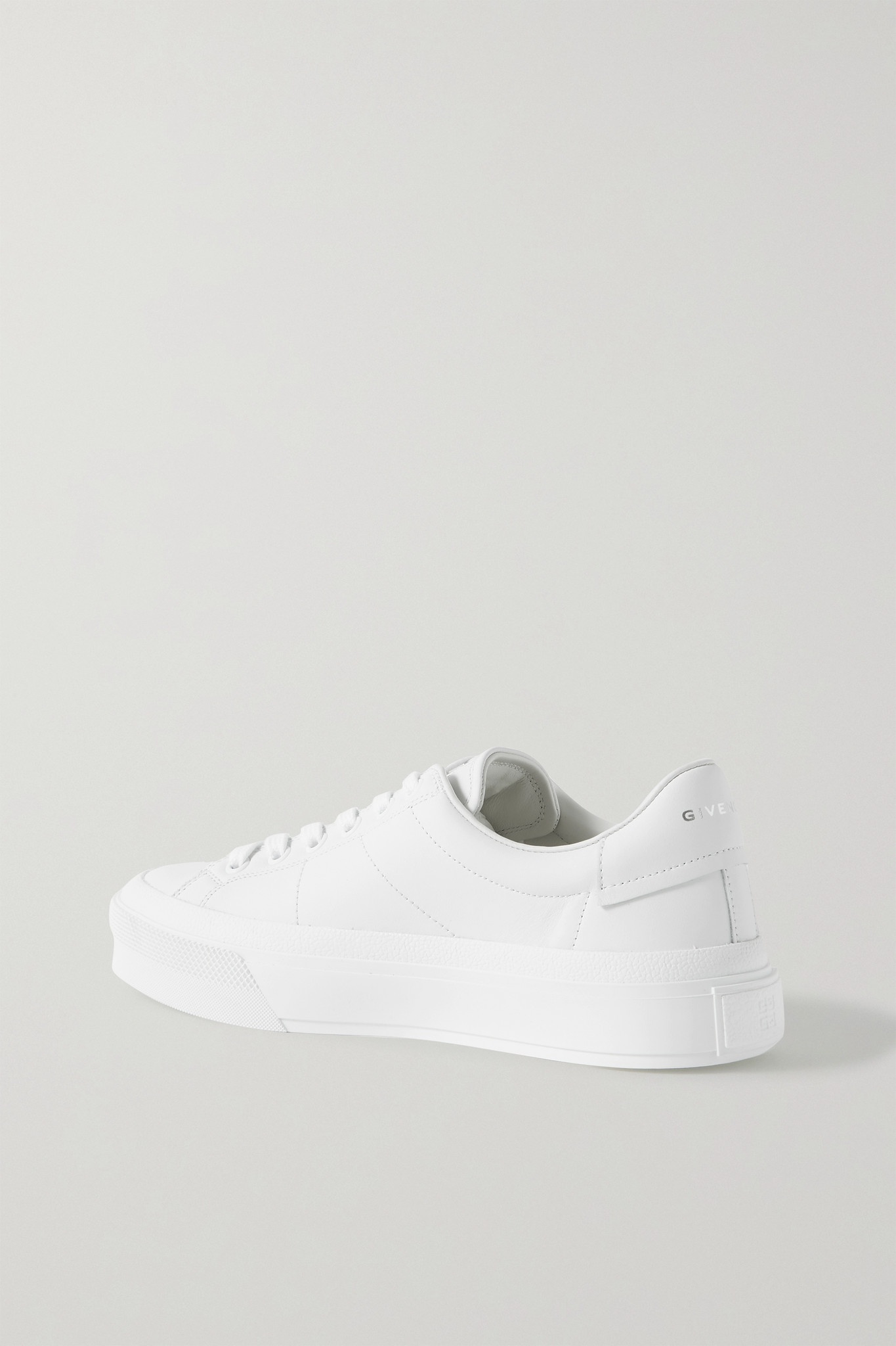 City Court logo-detailed leather sneakers - 3