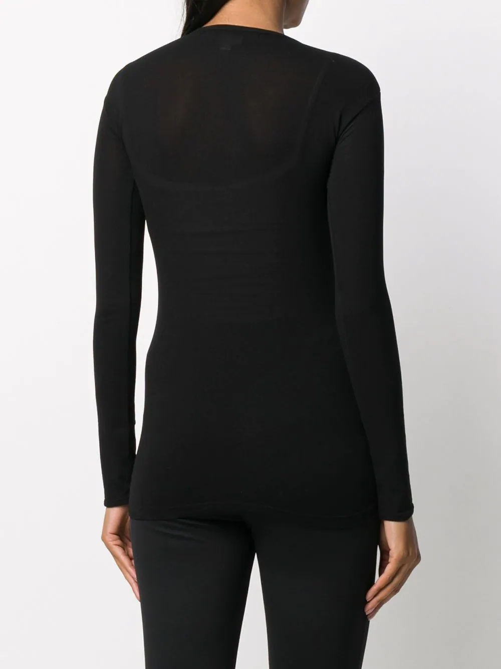 long-sleeved round-neck T-shirt - 4