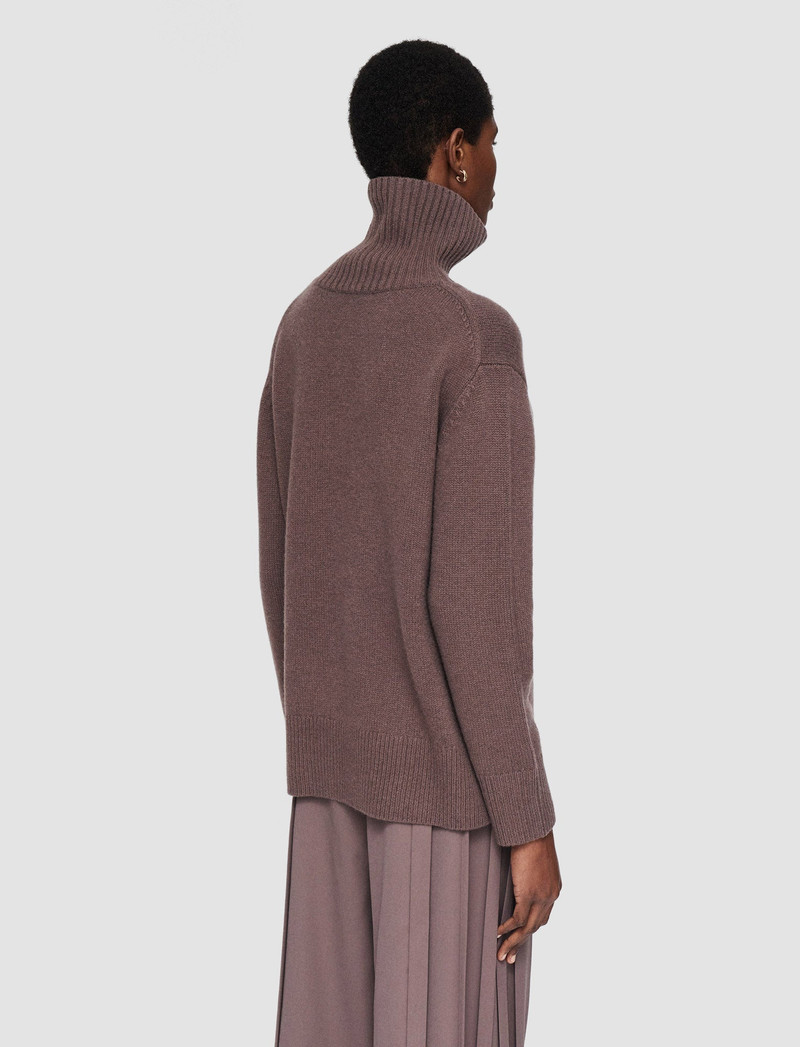 Luxe Cashmere High Neck Jumper 4