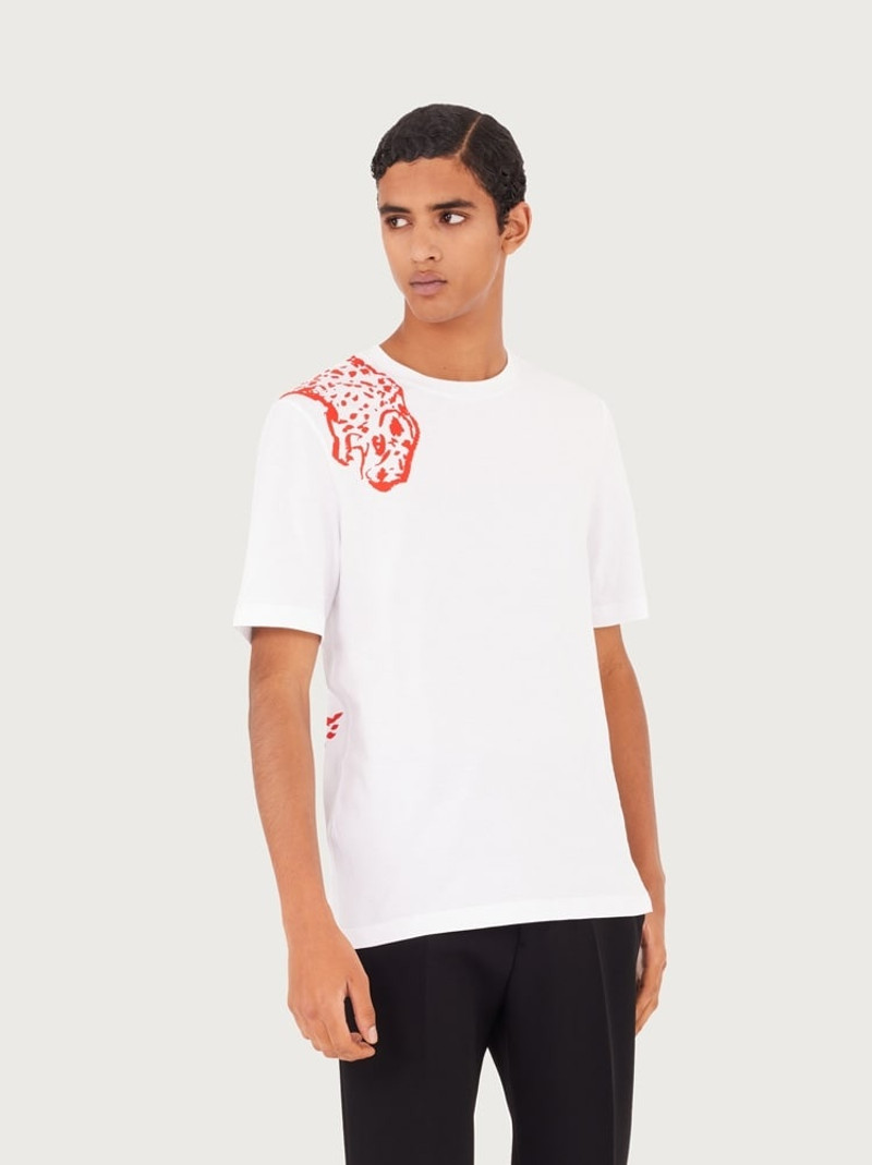 FERRAGAMO JAGUAR PRINT T-SHIRT outlook
