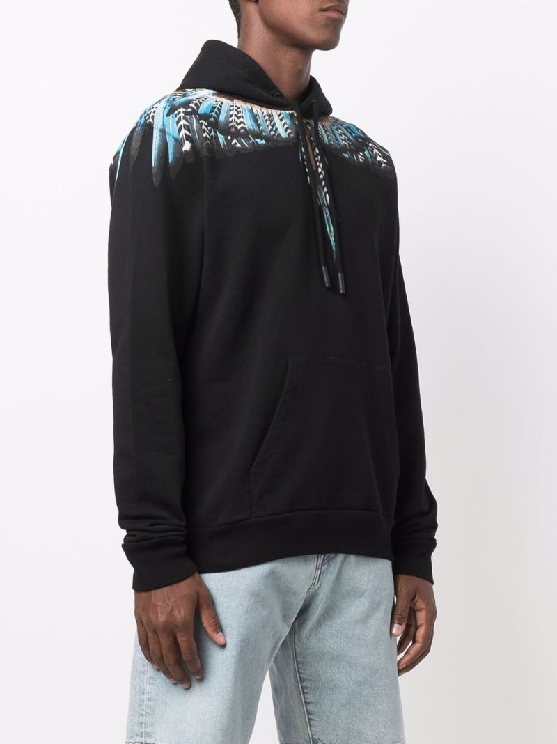 Grizzly Wings-print hoodie - 3