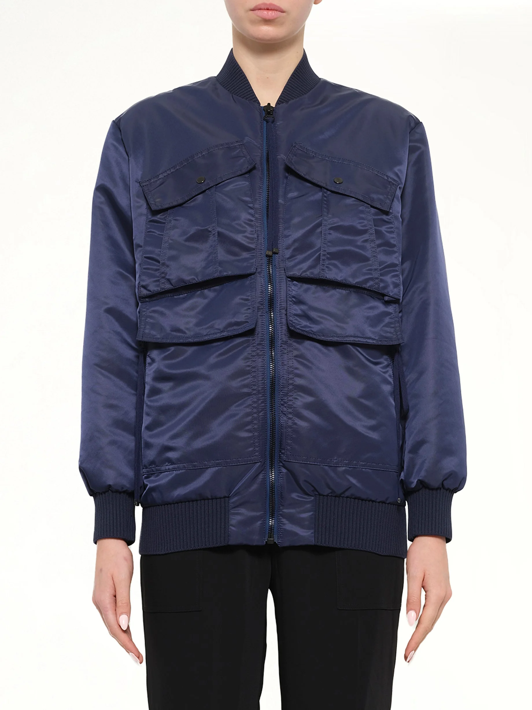 Bomber Jacket in Blue - 1