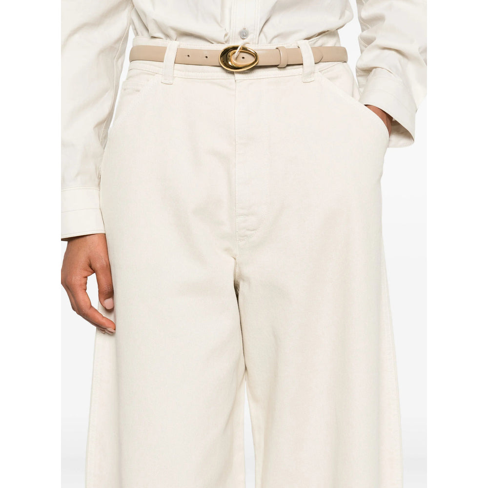 Lemaire Neutrals Denim - Straight-Leg Jeans Women - 2