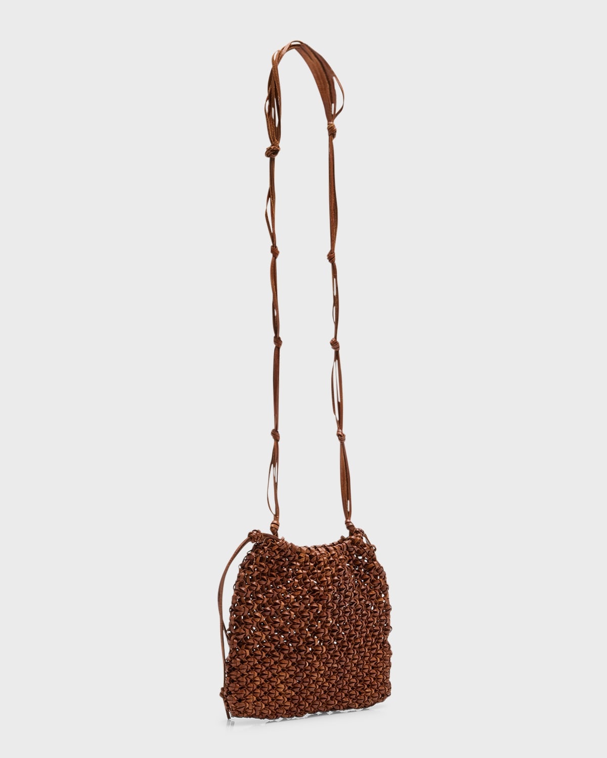 Tulia Knotted Leather Crossbody Bag - 6