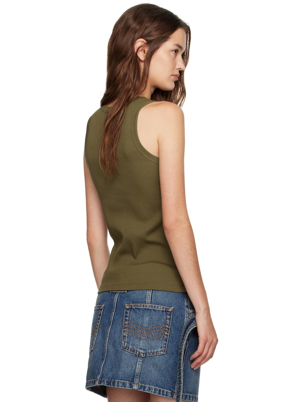 Khaki Logo Tank Top - 3
